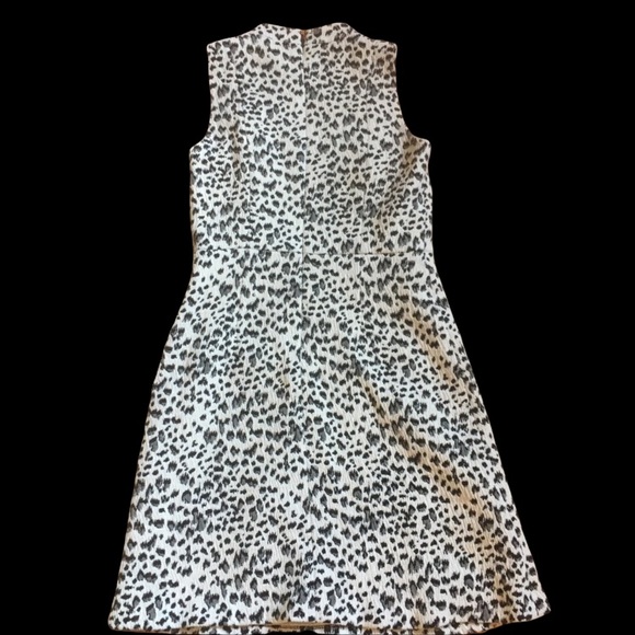 Loft animal print lined dress - Picture 2 of 7